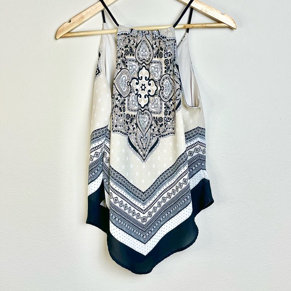 Bwear Floral Mixed Print Scarf Tank Top Size Small - Picture 10 of 13